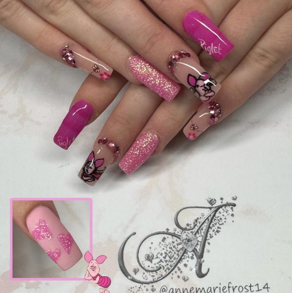 Rose Pink Iridescent Glitter 008 Ultra Fine - Image 2