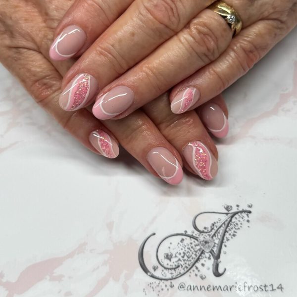 Baby Pink Glitter Iridescent .008 - Image 2