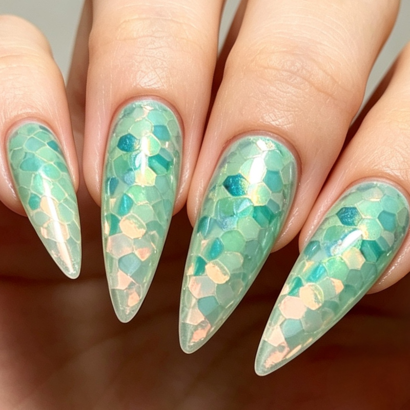 Bliss Glitter Mix Iridescent 5mm Hex - Image 3