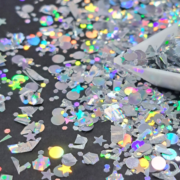 Silver Jewels Glitter Mix - Image 2