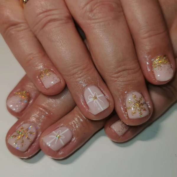 Dark Gold Holographic Glitter .008 - Image 2