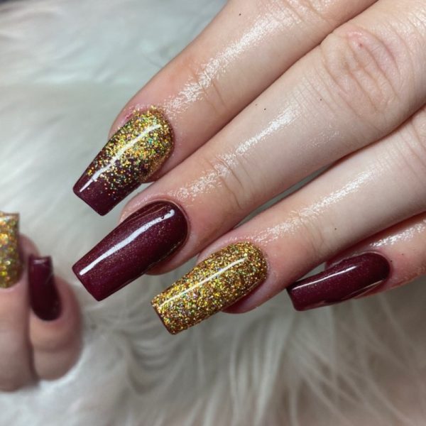 Dark Gold Holographic Glitter .008 - Image 3