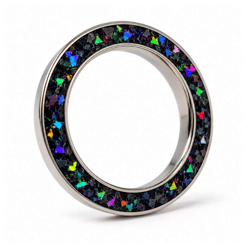 Black Holographic Mylar Glitter - Image 8