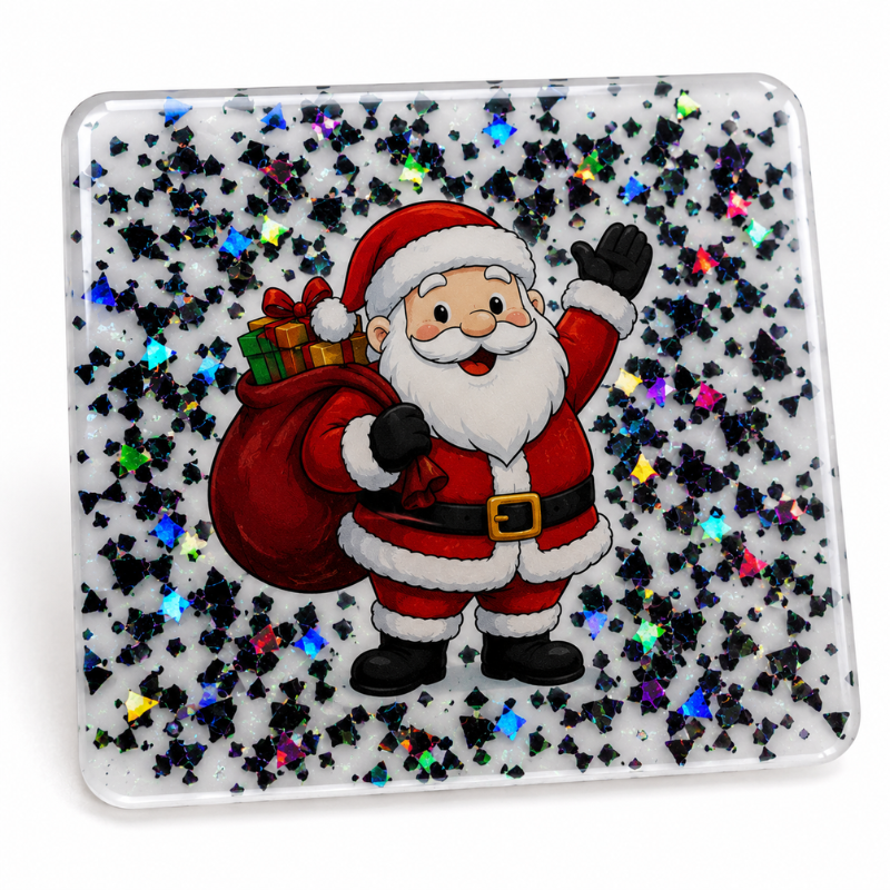 Black Holographic Mylar Glitter - Image 7
