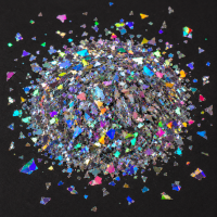 Holographic Gunmetal Mylar