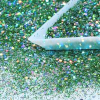 Kiwi Green Glitter Mix