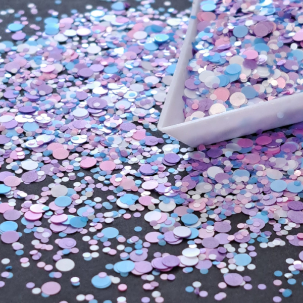 Sprite Pearlescent Dot Glitter Mix