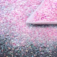 Tickled Pink Nail Art Glitter Mix