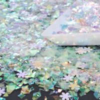 Mylar And 5mm Snowflakes Glitter Mix