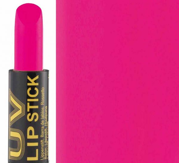 Neon UV magenta lipstick