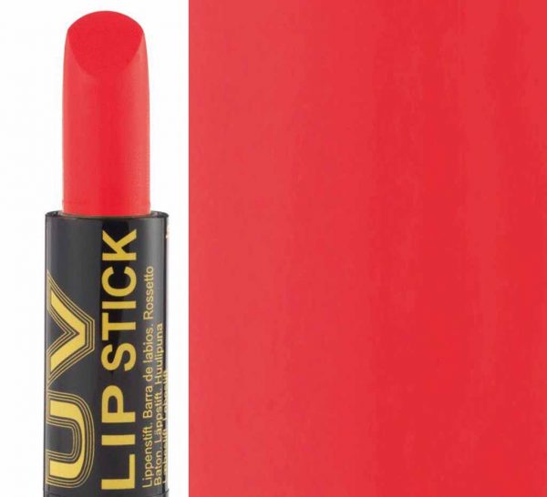 Neon Red Coral lipstick