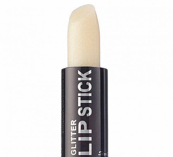 white glitter lipstick