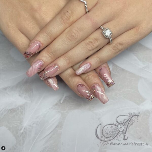 Spring Rose Gold Glitter Mix - Image 9