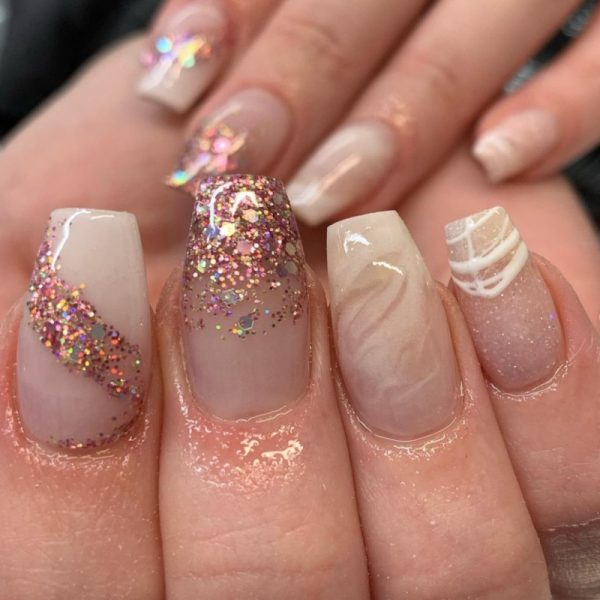 Spring Rose Gold Glitter Mix - Image 26