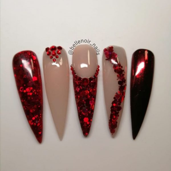 July Birthstone Ruby Glitter Mix - Image 2