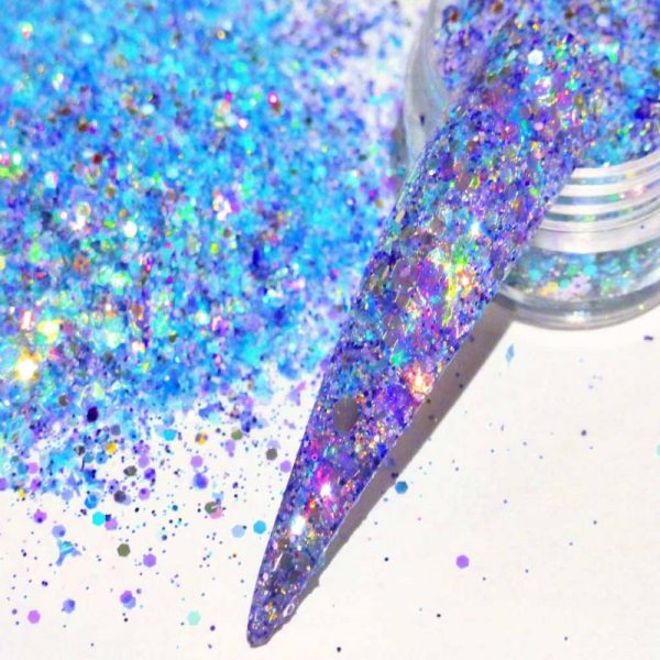 December Birthstone Tanzanite Glitter Mix