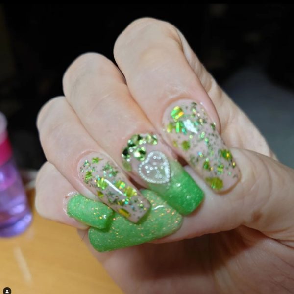 August Birthstone Peridot Glitter Mix - Image 3