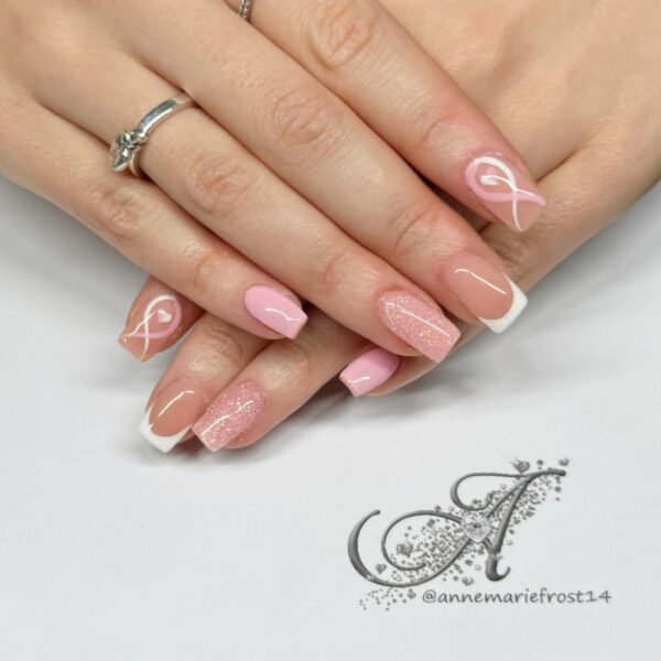 Pink Carnation Glitter Set 2 x 5ml Pots - Image 2
