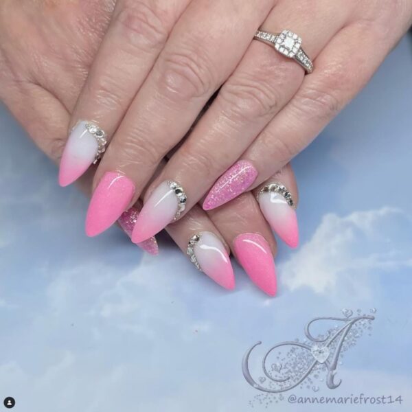 Pink Carnation Glitter Set 2 x 5ml Pots - Image 3