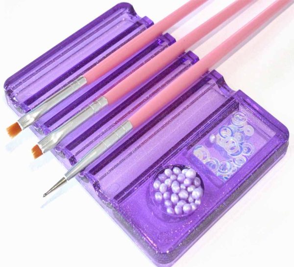 Nail Art Tool Brush Holder Stands, Artists Paint Brush Holders - Image 2