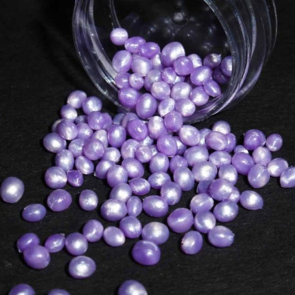 Pearl Lilac Caviar Beads