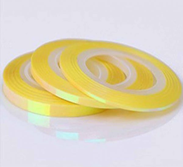 Yellow Mermaid Candy Colour Striping Tape - 1mm/2mm/3mm