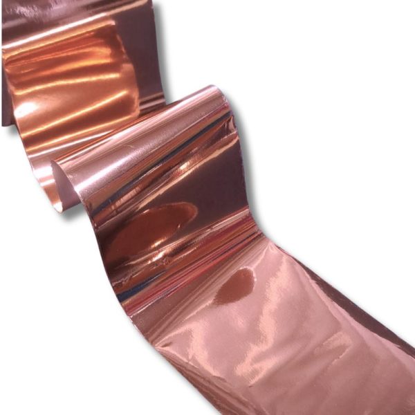 Rose Gold Metallic Nail Transfer Foil