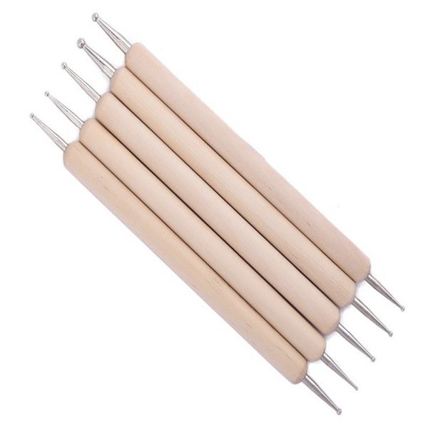 wooden dotting tool set