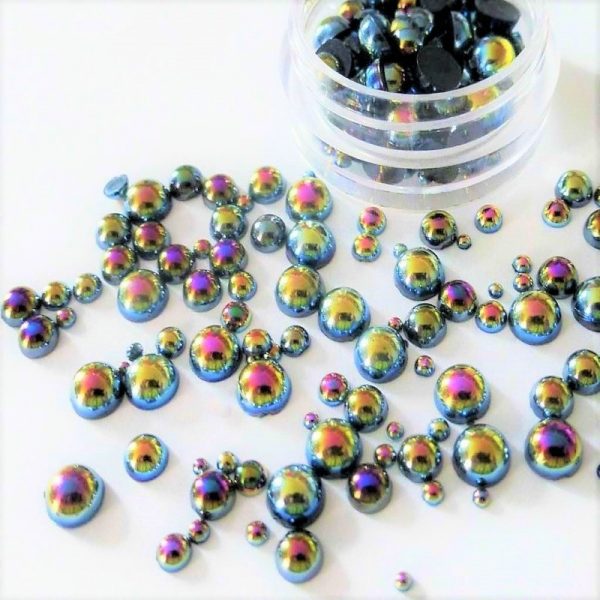 AB Black Half Pearl Mix