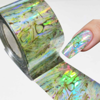 Marble Design Holographic Transfer Foil - 1 Metre Length