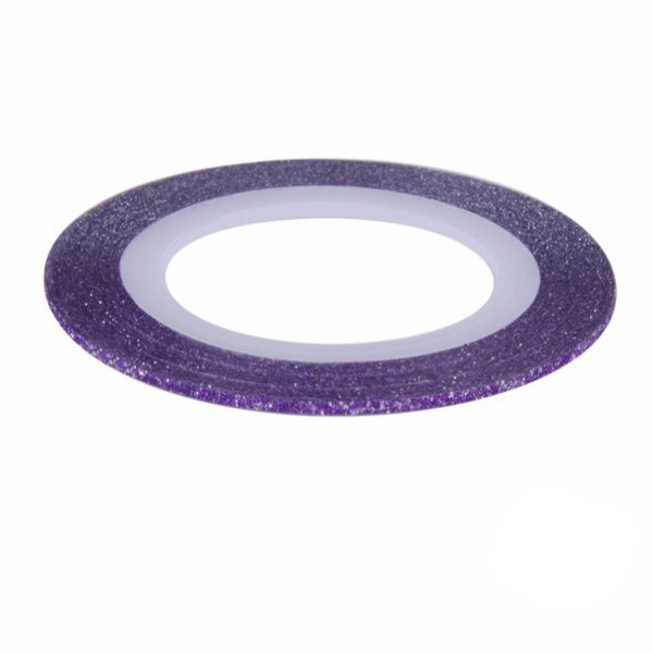 Purple Glitter Striping Tape