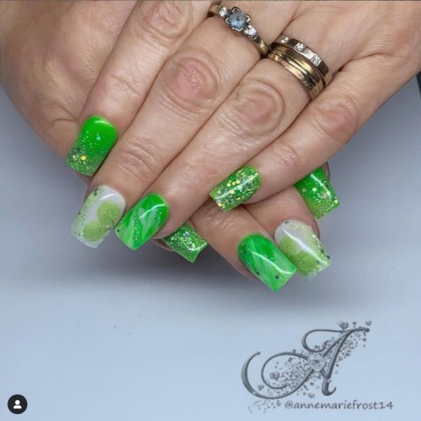 Neon Lime Green Glitter .008 Fine Glitter - Image 2