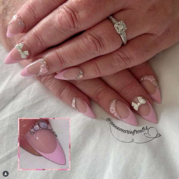 Pink Opal Crystals Mixed Sizes From SS6 - SS20 - Image 2