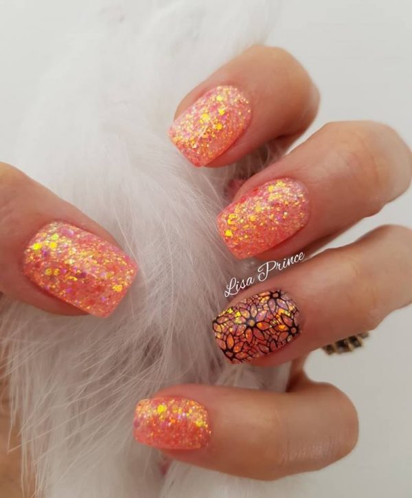 Lush Peach Gold Glitter Mix - Image 2