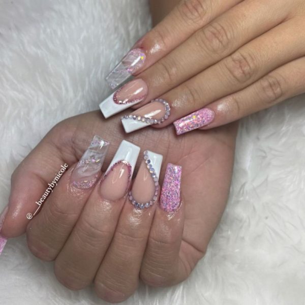 Pink Opal Crystals Mixed Sizes From SS6 - SS20 - Image 3