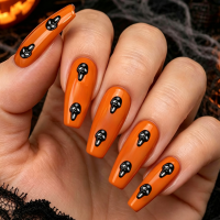 Black skull mask