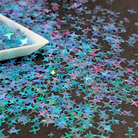 Mermaid Infinity Crystal Glitter Stars, Star Glitter Sequin Shapes