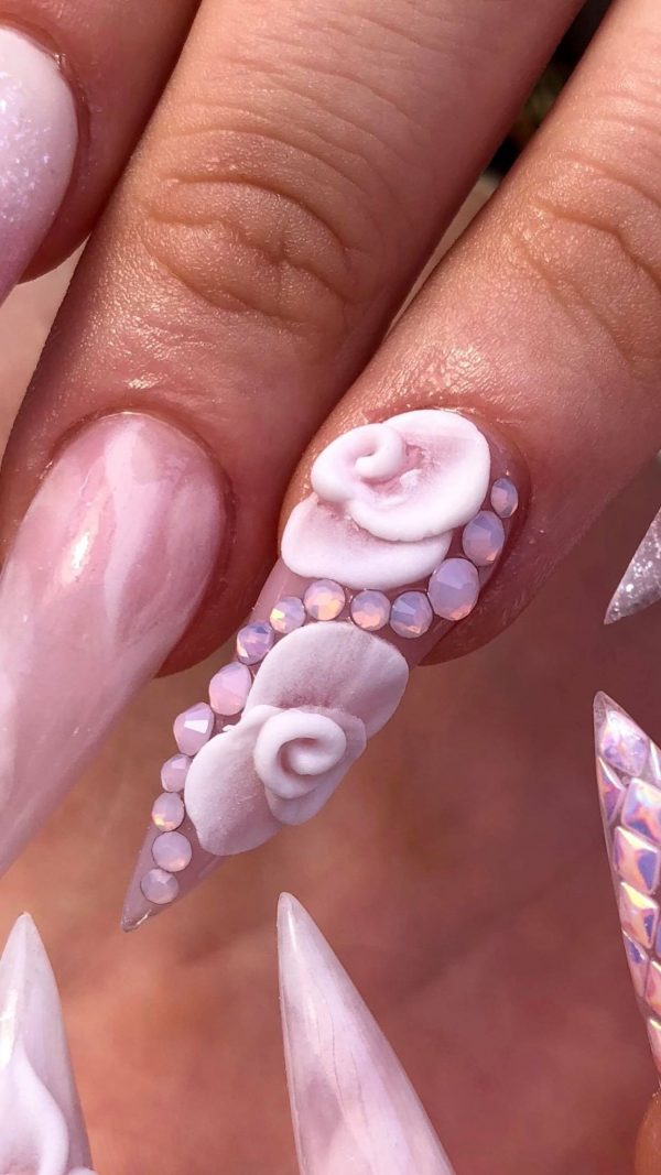 Pink Opal Crystals Mixed Sizes From SS6 - SS20 - Image 6