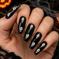 White Skull Mask charms