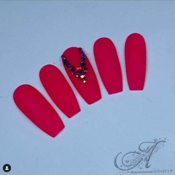 AB Fuchsia Pink Crystals Mixed Sizes 2mm 3mm 5mm - Image 2
