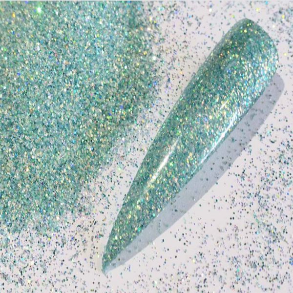 Mint Green Gold Effect Glitter Mix