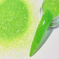 Neon Lime Green Disco Glitter Mix