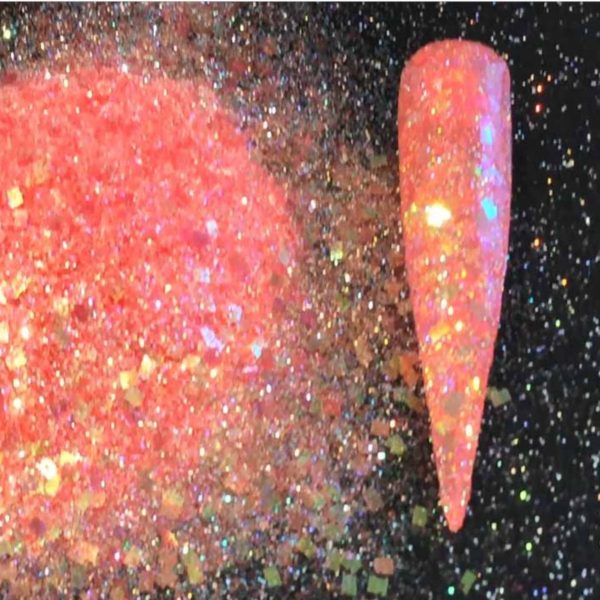 Peach Cooler Iridescent Colour Shifting