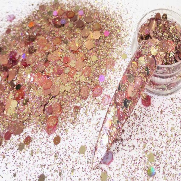 Pink Champagne Mega Mix Glitter