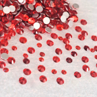 Red Crystal Glass Rhinestones 1440 Pieces SS3 SS6