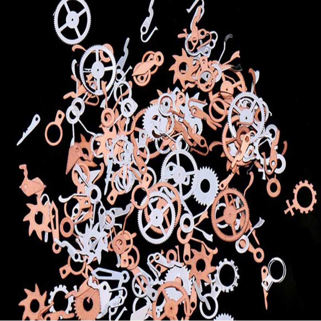 Smiley Rivets Steampunk Metal Slices Rivets Gears Wheel Style – Smileys Glitter Store