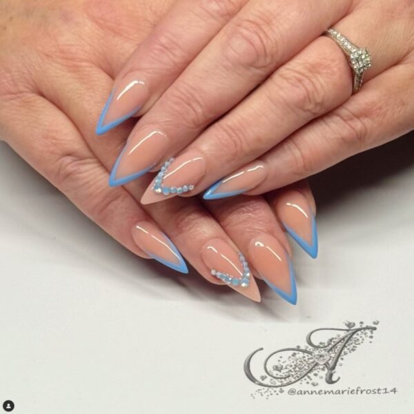 Blue Opal Crystals Mixed Sizes SS6 SS12 SS20 - Image 2