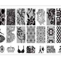 Lace Stamping Plate Design 4