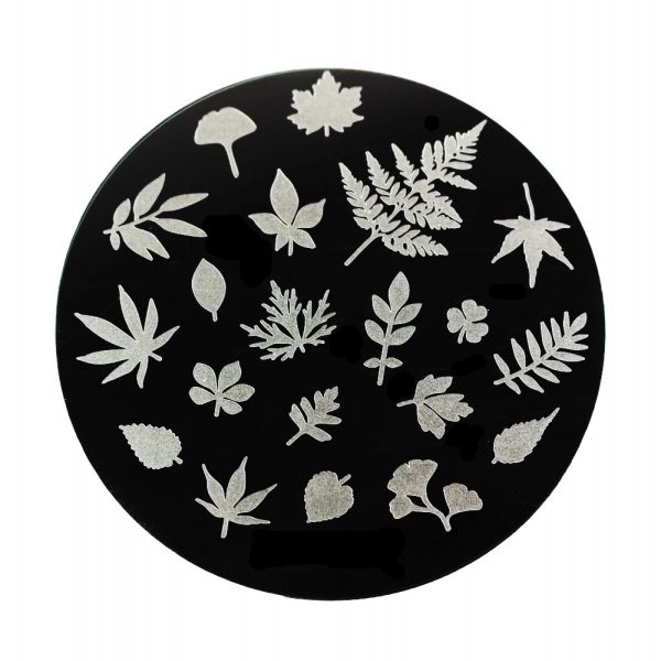 Leaf Design Nail Stamping Plate