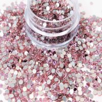 Princess Baby Pink Crystals Mixed Sizes 1mm 2mm